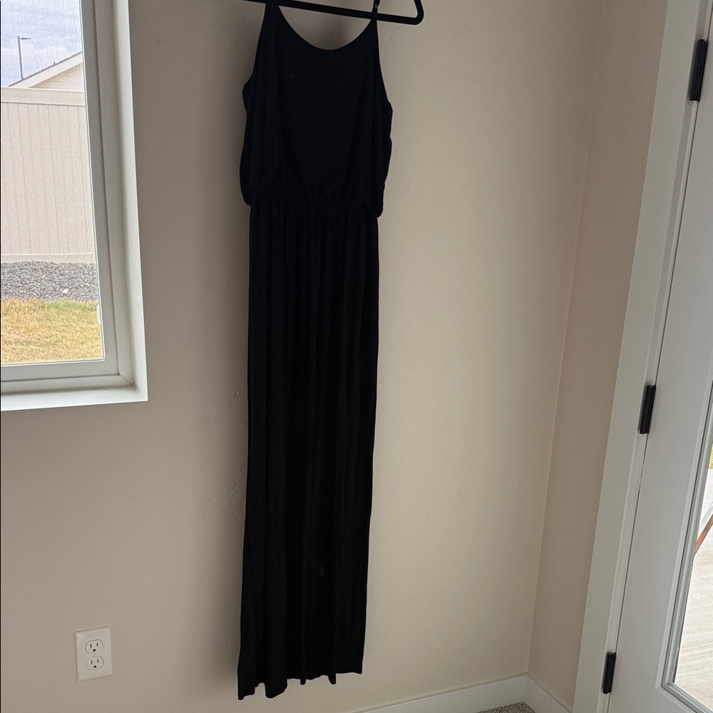 Lush Black Maxi Dress